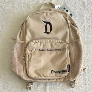 Disney Disneyland Resort Beige Large Backpack